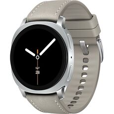 Galaxy Watch8 | 40 мм | 4G LTE | Silver | Hybrid/Taupe | S/M/L, Размер ремешка : S/M/L, Тип ремешка : Hybrid, Размер корпуса : 40 мм, Подключение часов : Bluetooth / Wi-Fi + 4G LTE, Цвет ремешка: Taupe, Цвет: Silver
